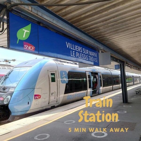 ויליה-סור-מארן Studio Spacieux 4 Personnes Avec Terrasse Privee & Bureau - Gare A 4Min, Paris En 30Min מראה חיצוני תמונה